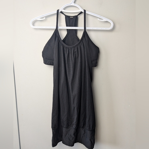 Lululemon No Limit Tank Black No Size Dot Looks Like A 6 - Picture 7 of 12
